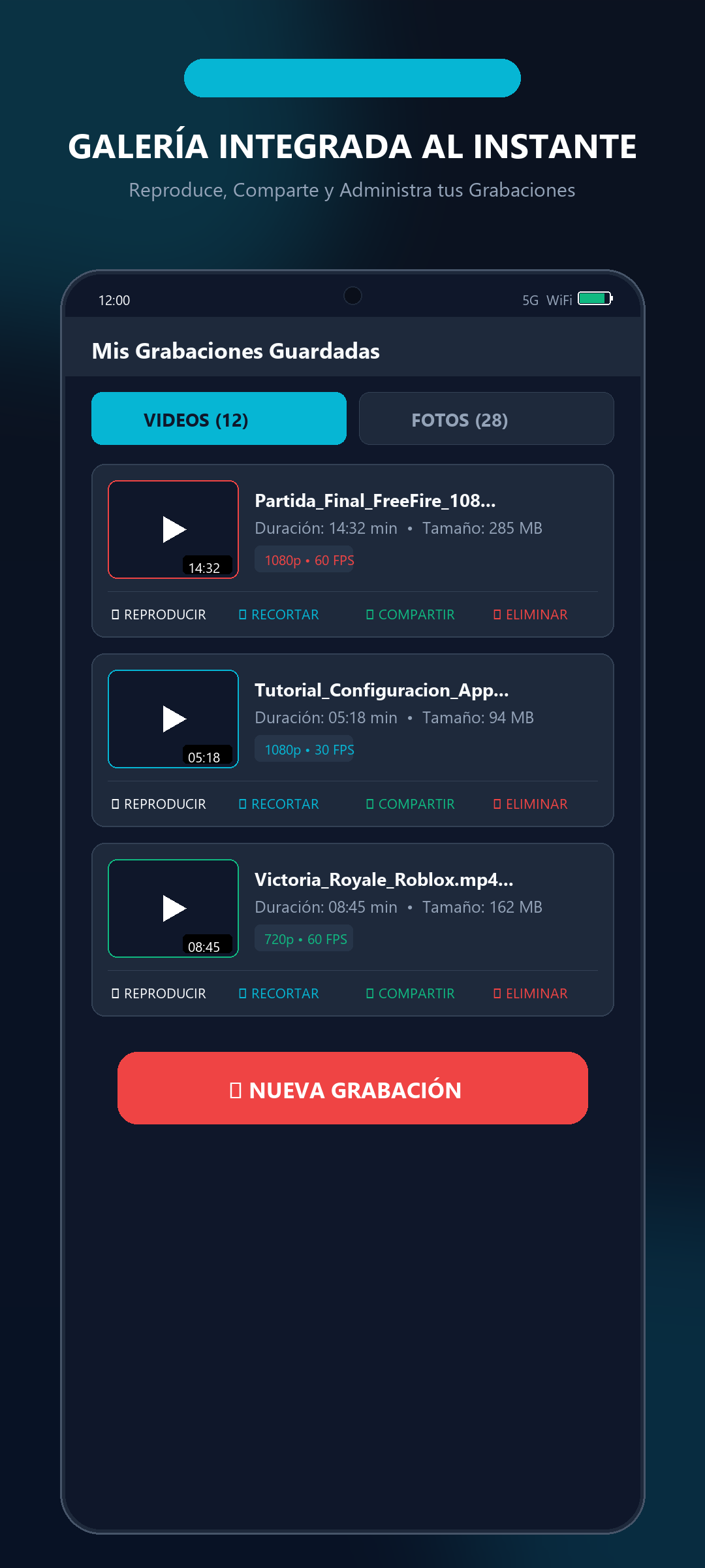 Galería de Videos